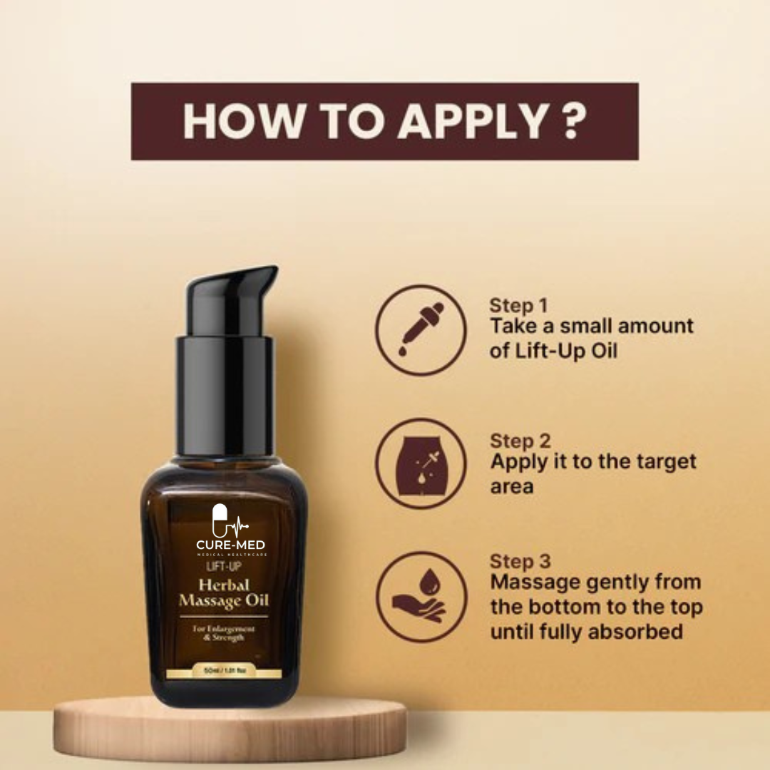 Lift-Up Massage Oil (50ML) for Men - Enjoy Better Intimacy
