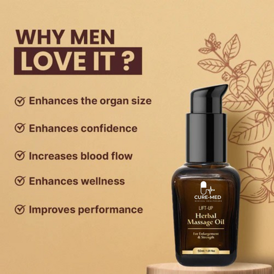 Lift-Up Massage Oil (50ML) for Men - Enjoy Better Intimacy